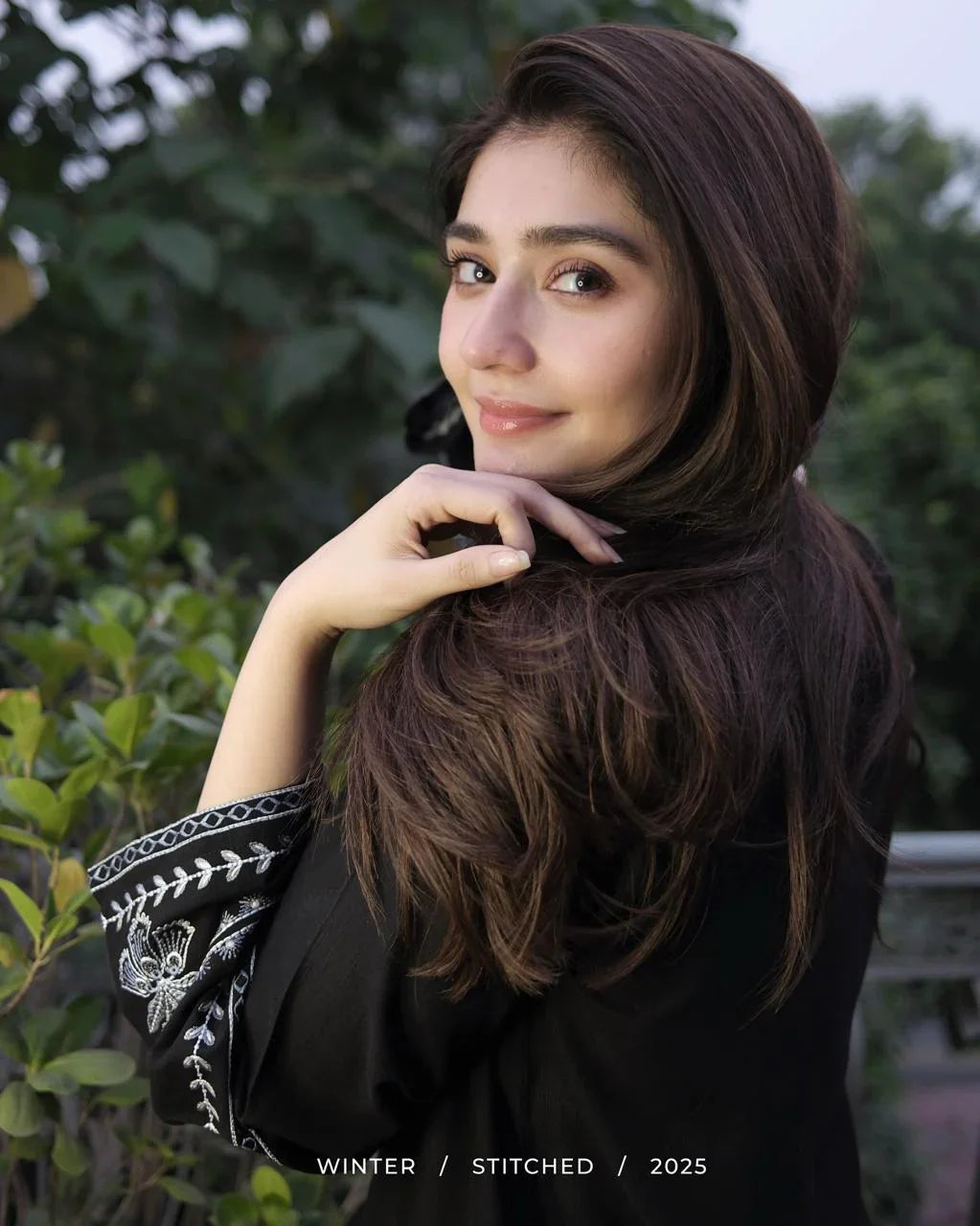 Malika Embroidered Farshi Plazo Set Premium Lawn Summer Collection