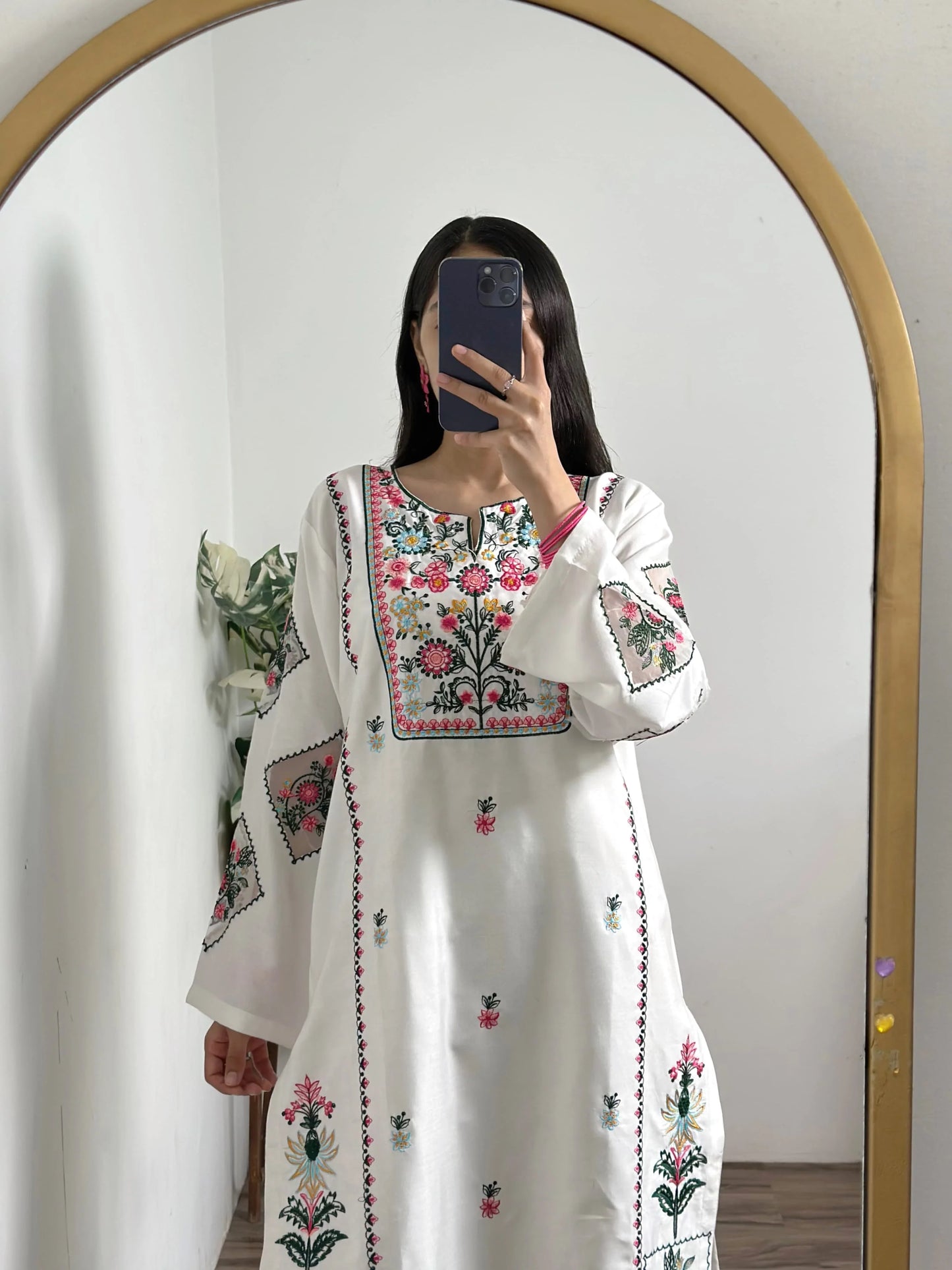 Violet Embroidery 2PC Premium Lawn