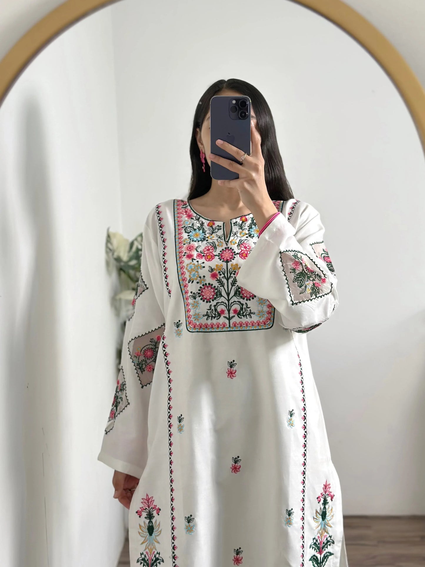 Violet Embroidery 2PC Premium Lawn