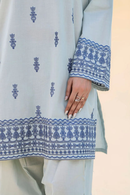 Dina Embroidered Farshi Shalwar 2PC