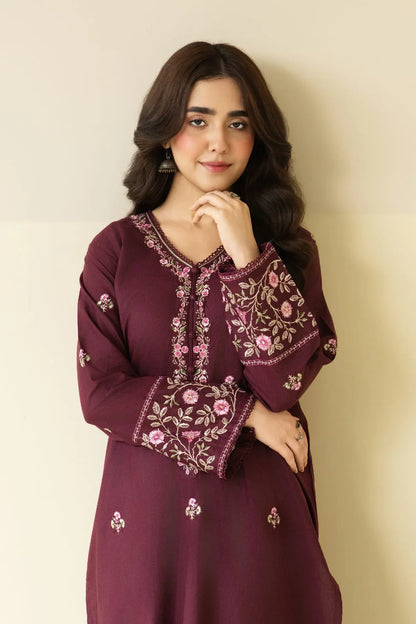 Mulberry Embroidered Co-Ord Set Premium Collection