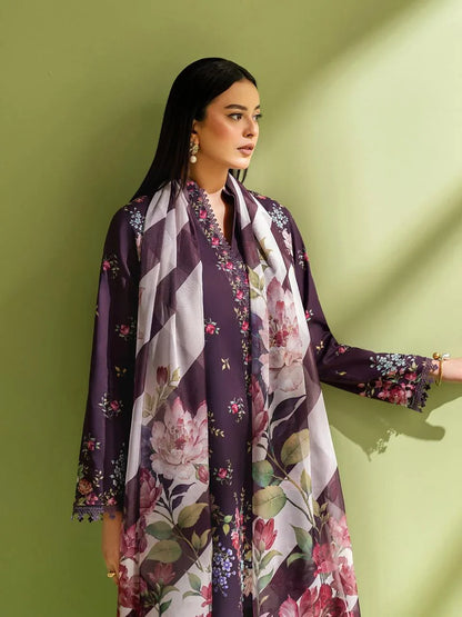 Jahan Digital Farshi Shalwar 3PC Luxury Silky Mid Season