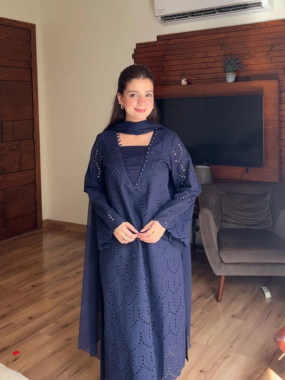 Chicken Kari Embroidered 3PC Luxury Collection