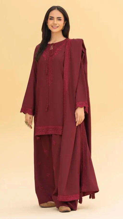Meherza Embroidered Farshi Shalwar 3PC Premium Collection