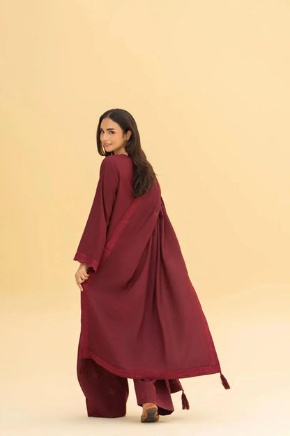 Meherza Embroidered Farshi Shalwar 3PC Premium Collection