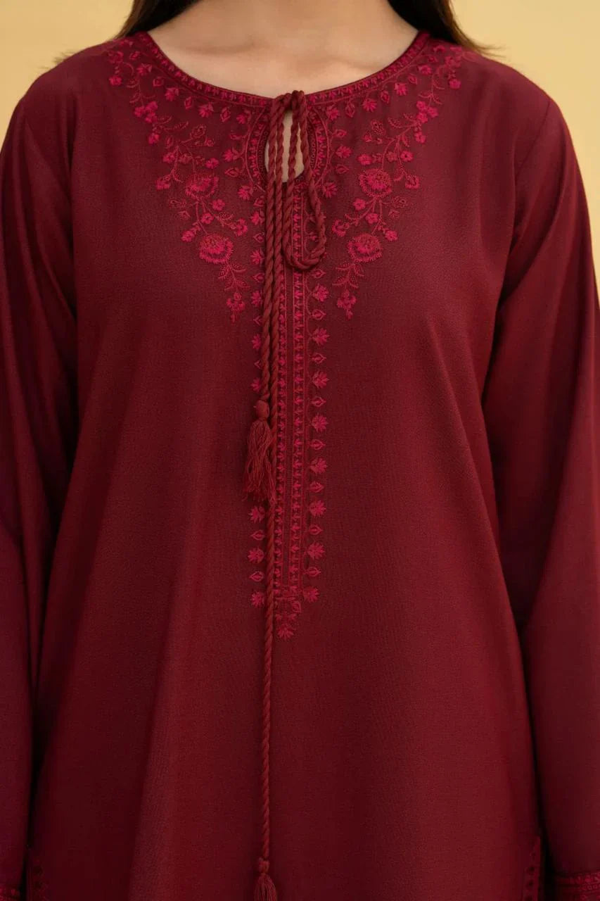 Meherza Embroidered Farshi Shalwar 3PC Premium Collection