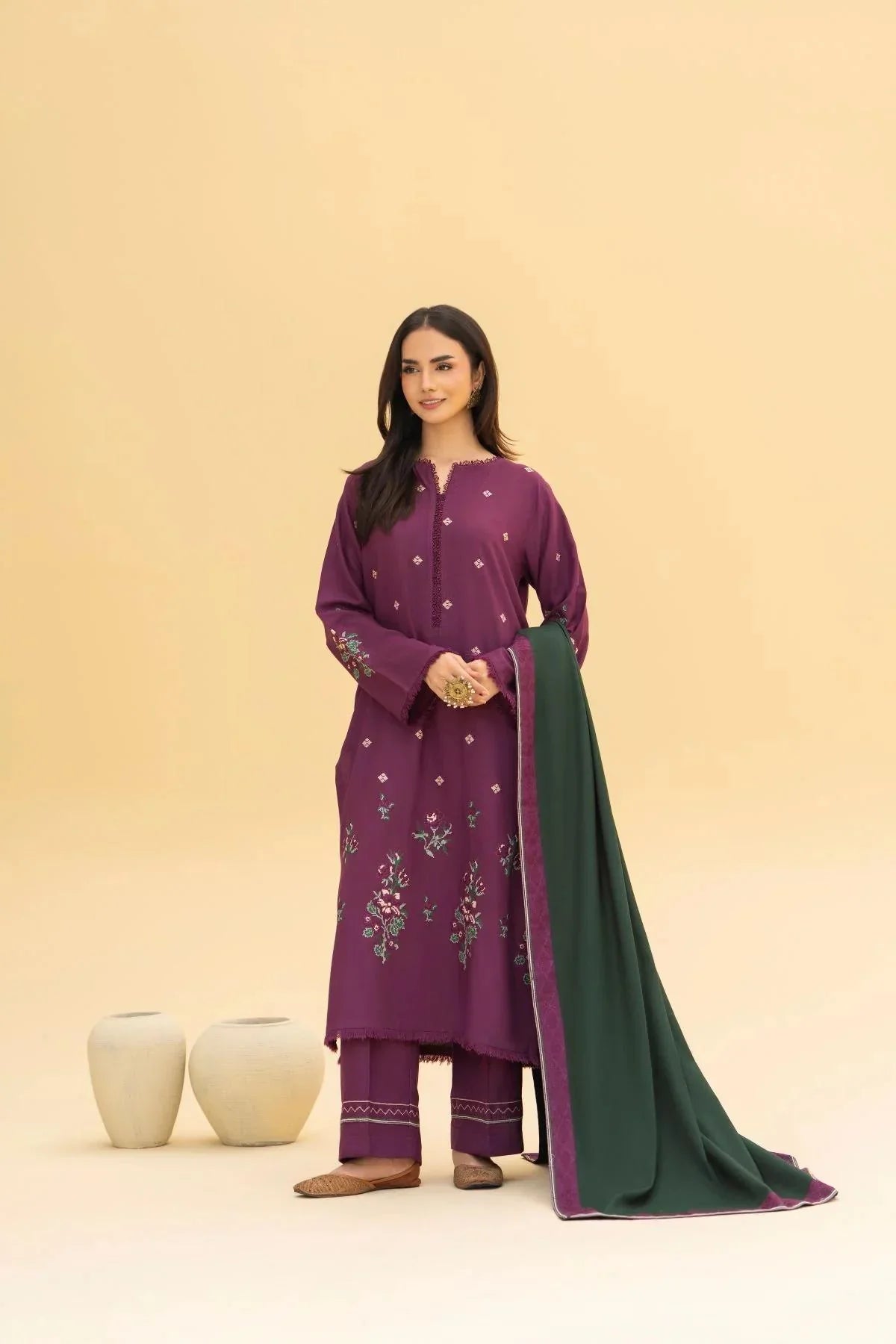 Kaira Embroidered 3PC Premium Arabic Lawn Summer Collection