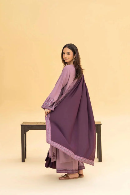 Zaraq Embroidered 3PC Premium Arabic Lawn