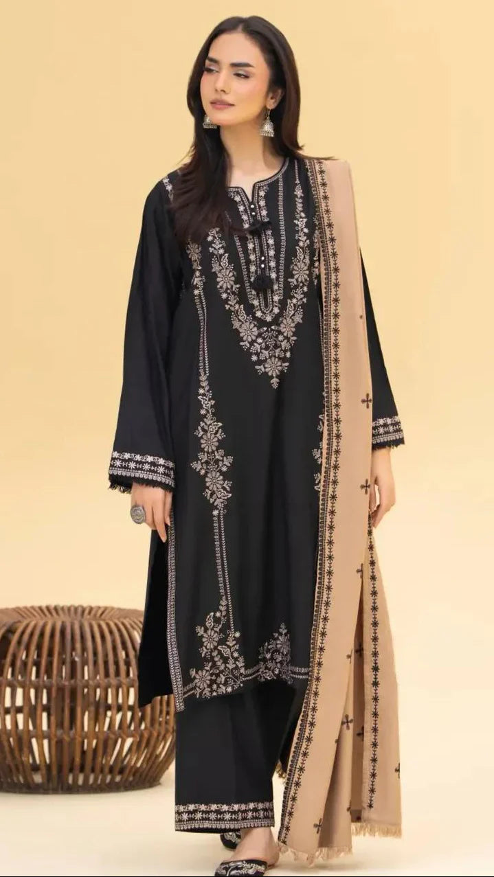 Preet Embroidered Shawl 3PC Premium Arabic Lawn