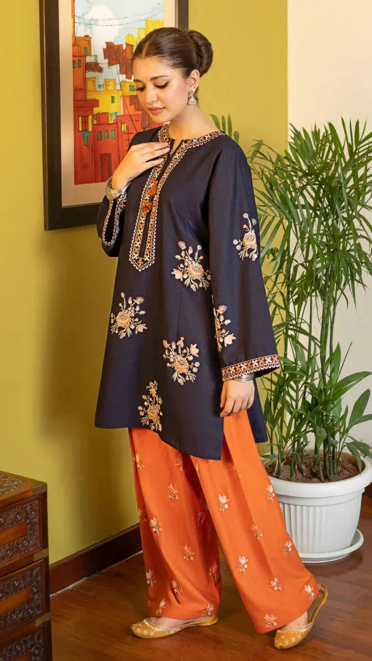 Chand Embroidered Farshi Shalwar 2PC