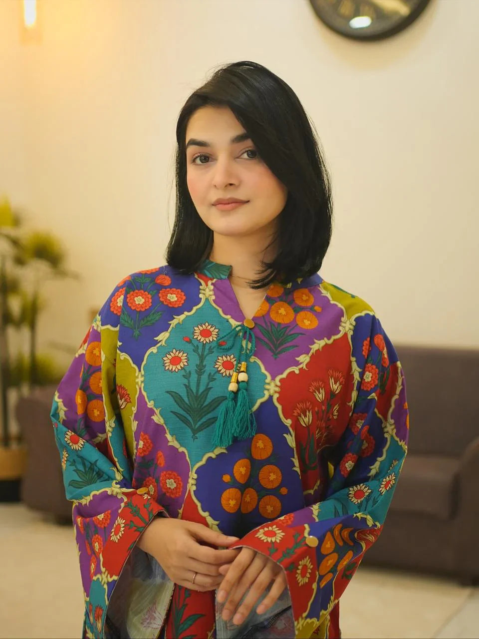 Khaddar Ameera Digital Co-Ord Set Premium Khaddar