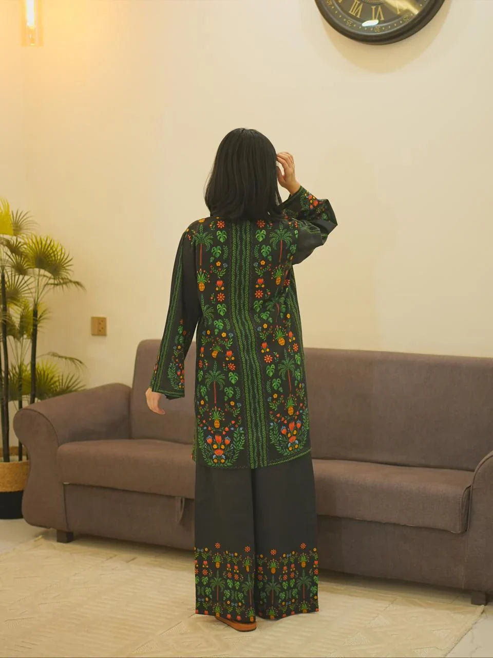 Khaddar Zohra Digital Co-Ord Set Premium Khaddar