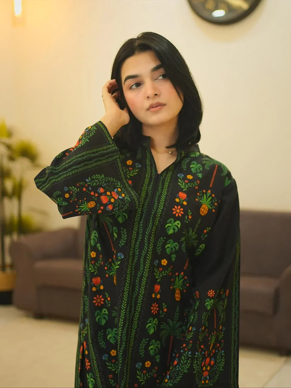 Khaddar Zohra Digital Co-Ord Set Premium Khaddar