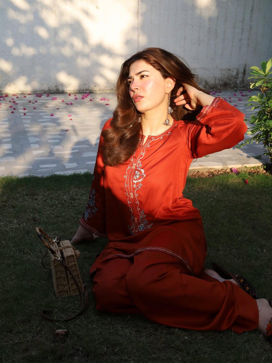 Khaddar Embroidered Co-Ord Set Premium Summer Collection