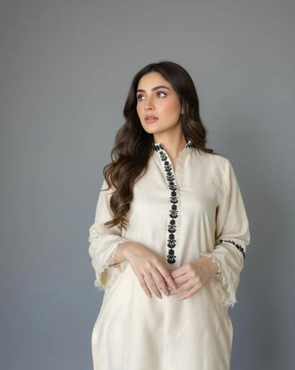 Luxury Premium Dhanak Embroidered 3PC Winter Set