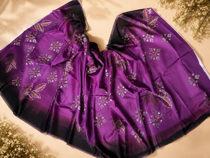 FizzabyZahir Royal Amethyst – Luxury Embroidered Lawn 3 Piece Unstitched Suit