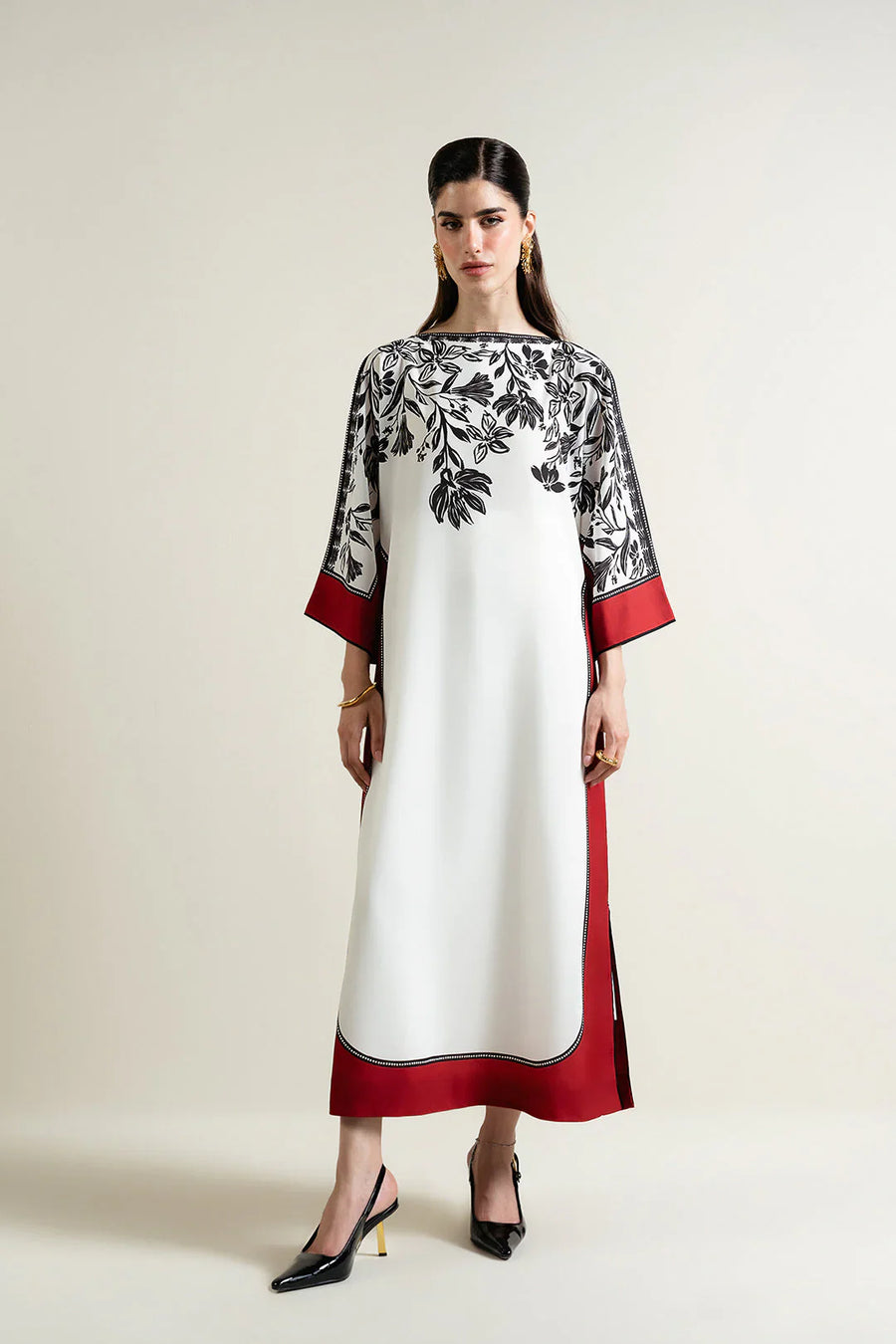Nora Digital Kaftaan Style 3PC Premium Lawn