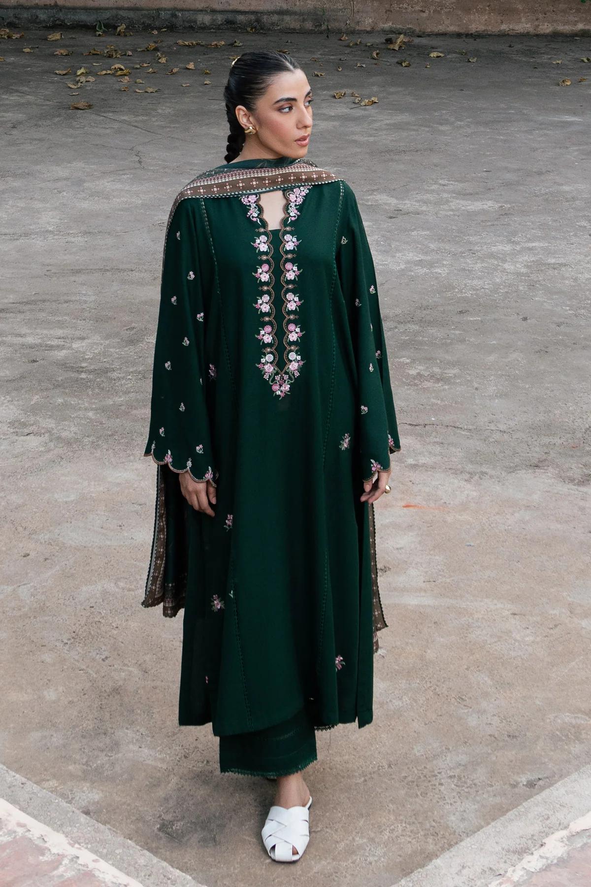Ziva Green Co-Ord Set Premium Mid Season Linen