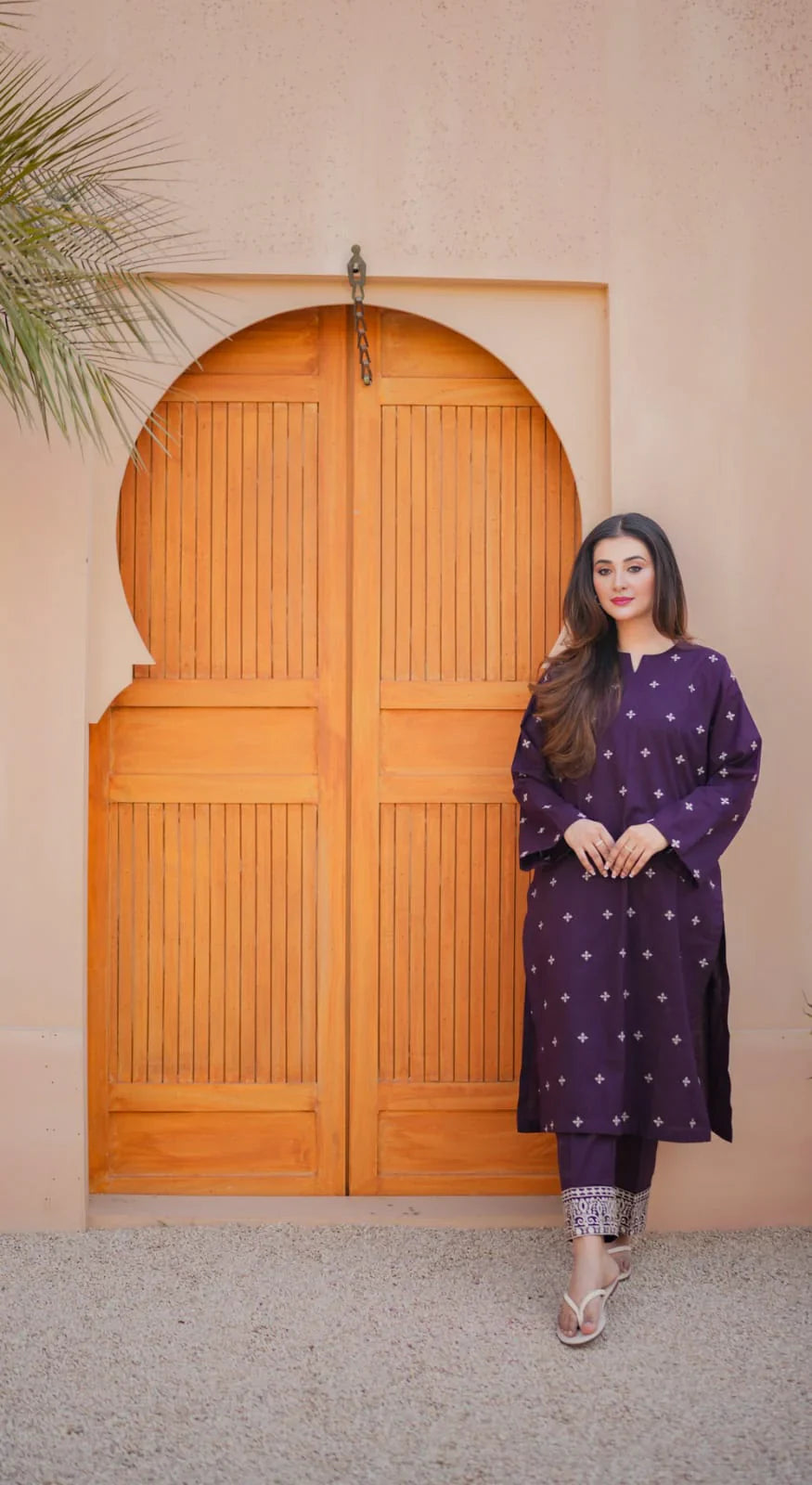 Zafa Embroidered Co-Ord Set Premium Lawn