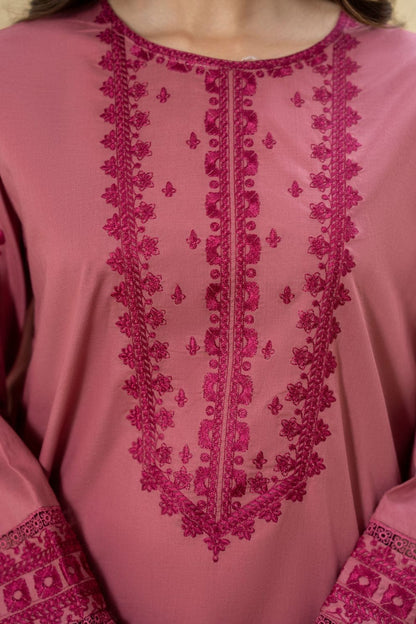 Ruby Pink Farshi Shalwar Set Premium Lawn Summer Collection