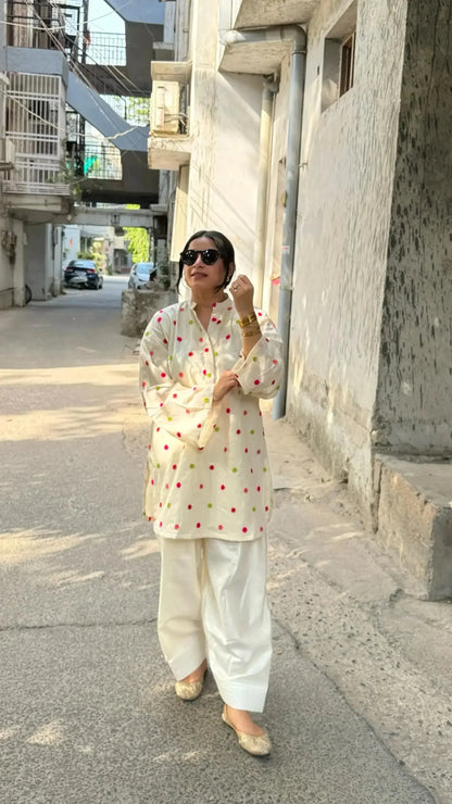 Heer Embroidered Farshi Shalwar 2PC Lawn Set