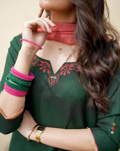 Hasena Fully Embroidered Farshi Shalwar 2PC Premium Summer Set