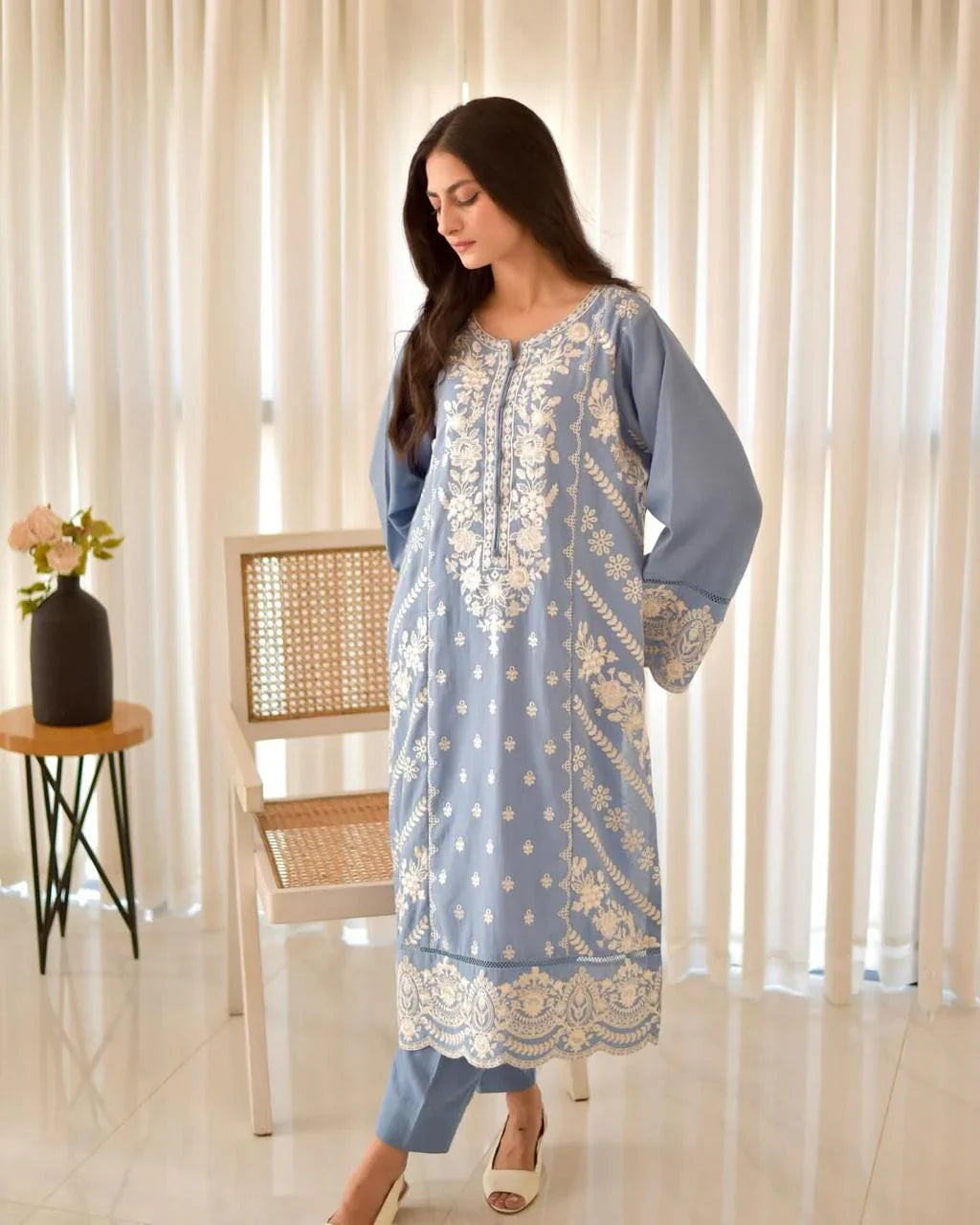 Sanober Embroidered 3PC Premium Lawn