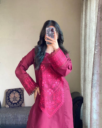 Roha Embroidered 3PC Premium Mid Season Collection
