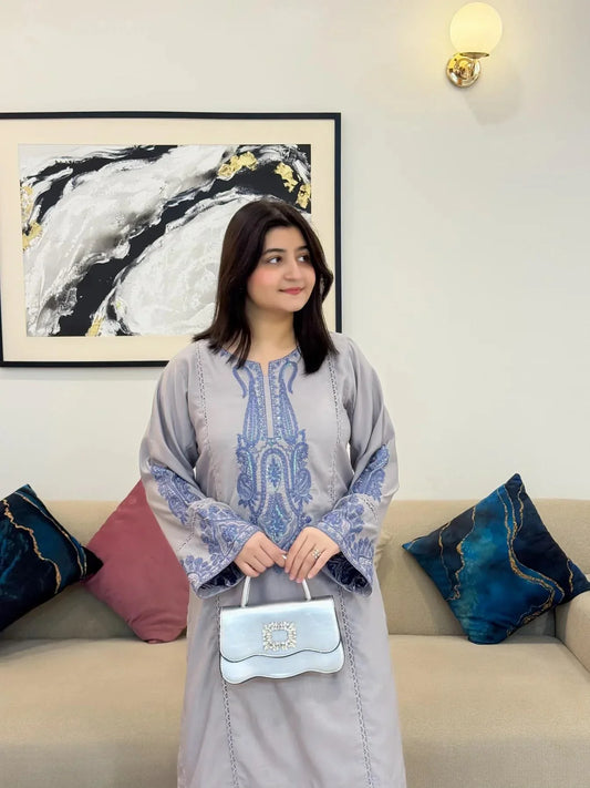 Aliya Embroidered Farshi Shalwar 2PC