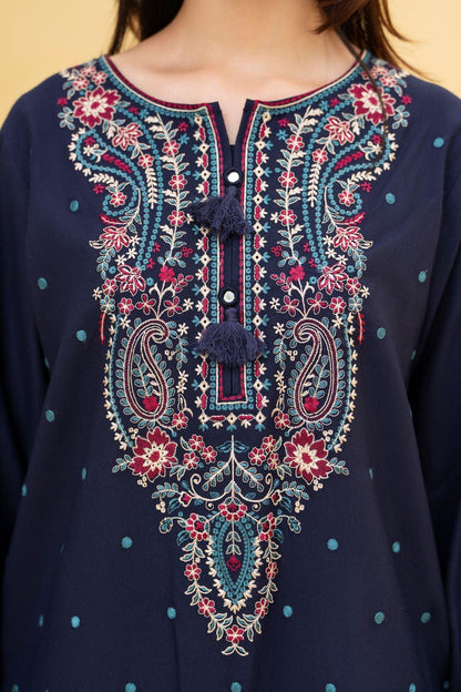 Alif Heavy Embroidered 3PC