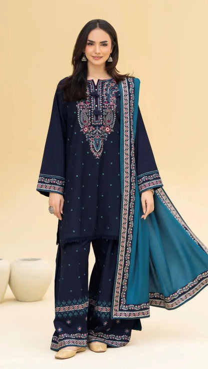 Alif Heavy Embroidered 3PC