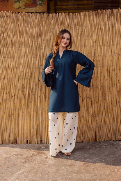 Zinc Pocket Dhanak Embroidered 2PC Winter Set
