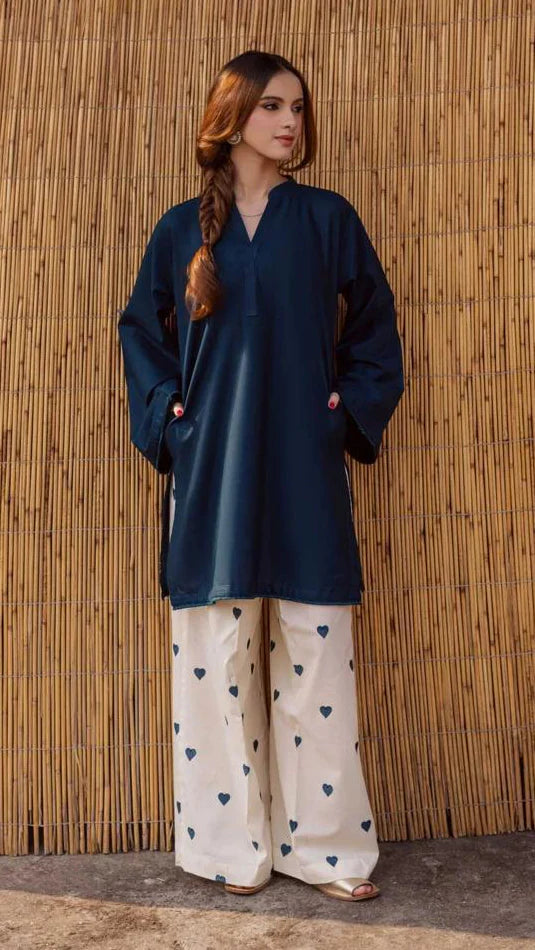 Zinc Pocket Dhanak Embroidered 2PC Winter Set