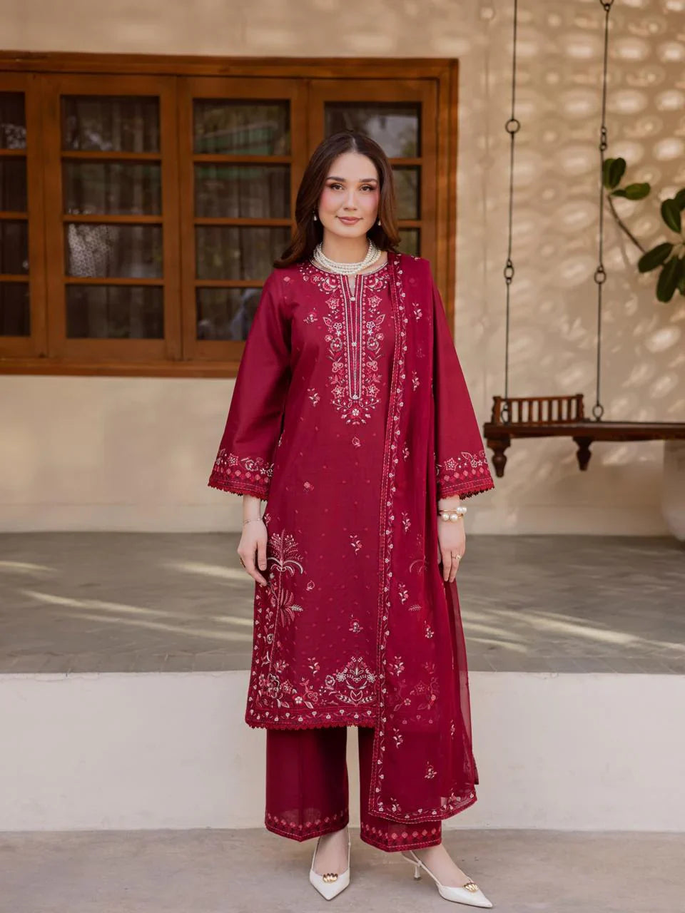 Ramona Embroidered 3PC Luxury Eid Linen Collection