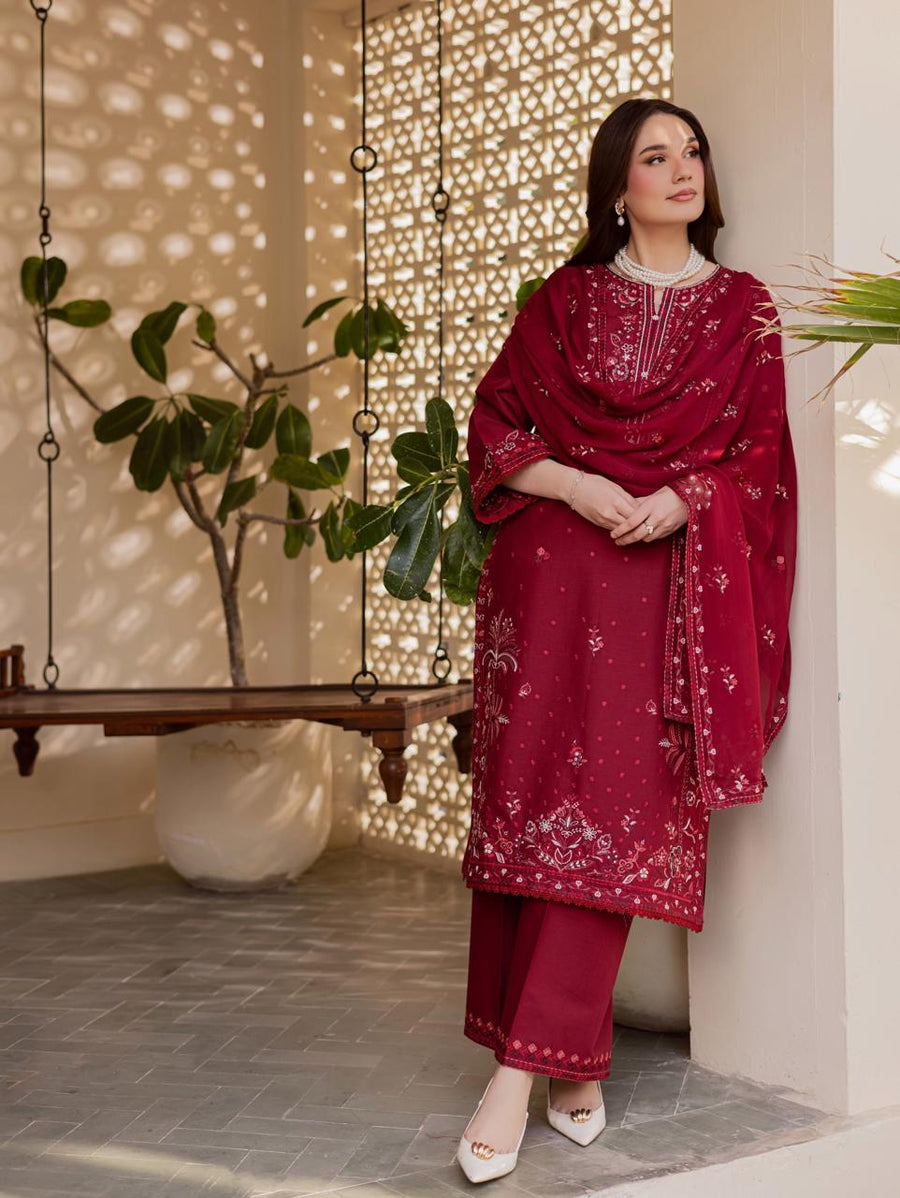 Ramona Embroidered 3PC Luxury Eid Linen Collection