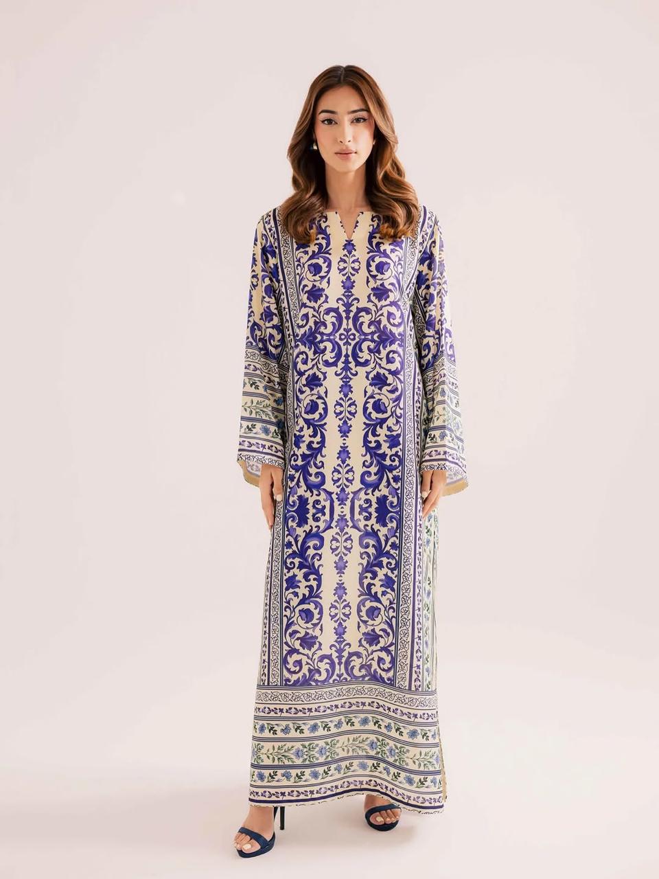 Yasmeen Digital Kaftaan Premium Lawn