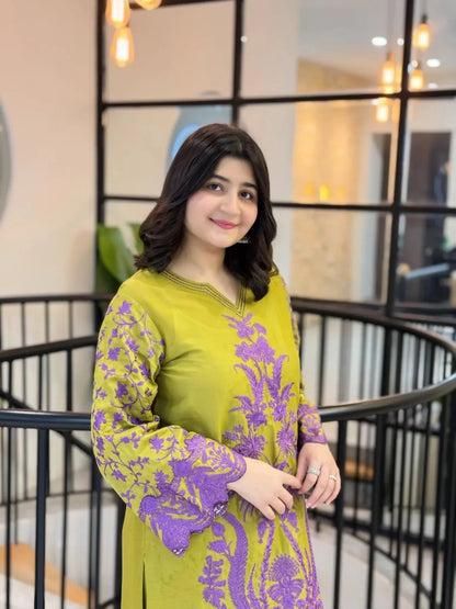 Fahmi Embroidered Co-Ord Set 2PC