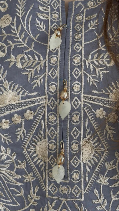 Daim Embroidered Co-Ord Set 2PC