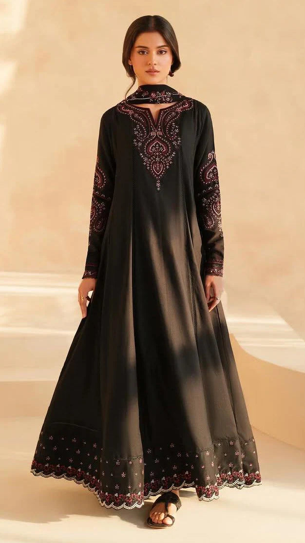 Anarkali Embroidered Maxi 3PC