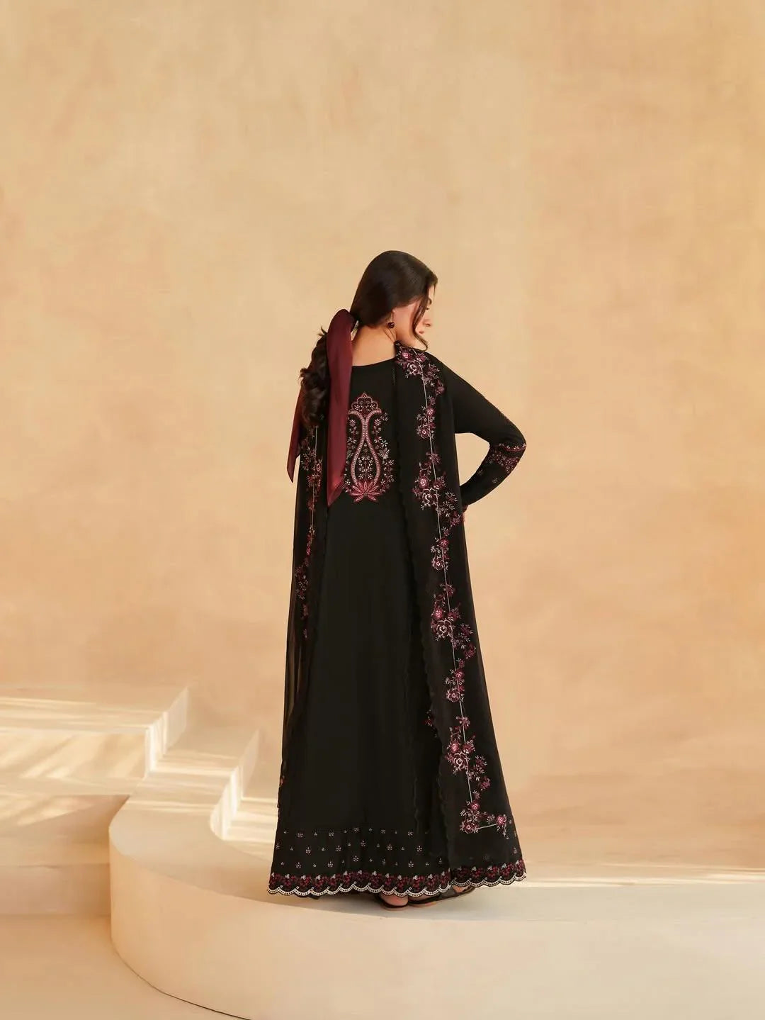 Anarkali Embroidered Maxi 3PC