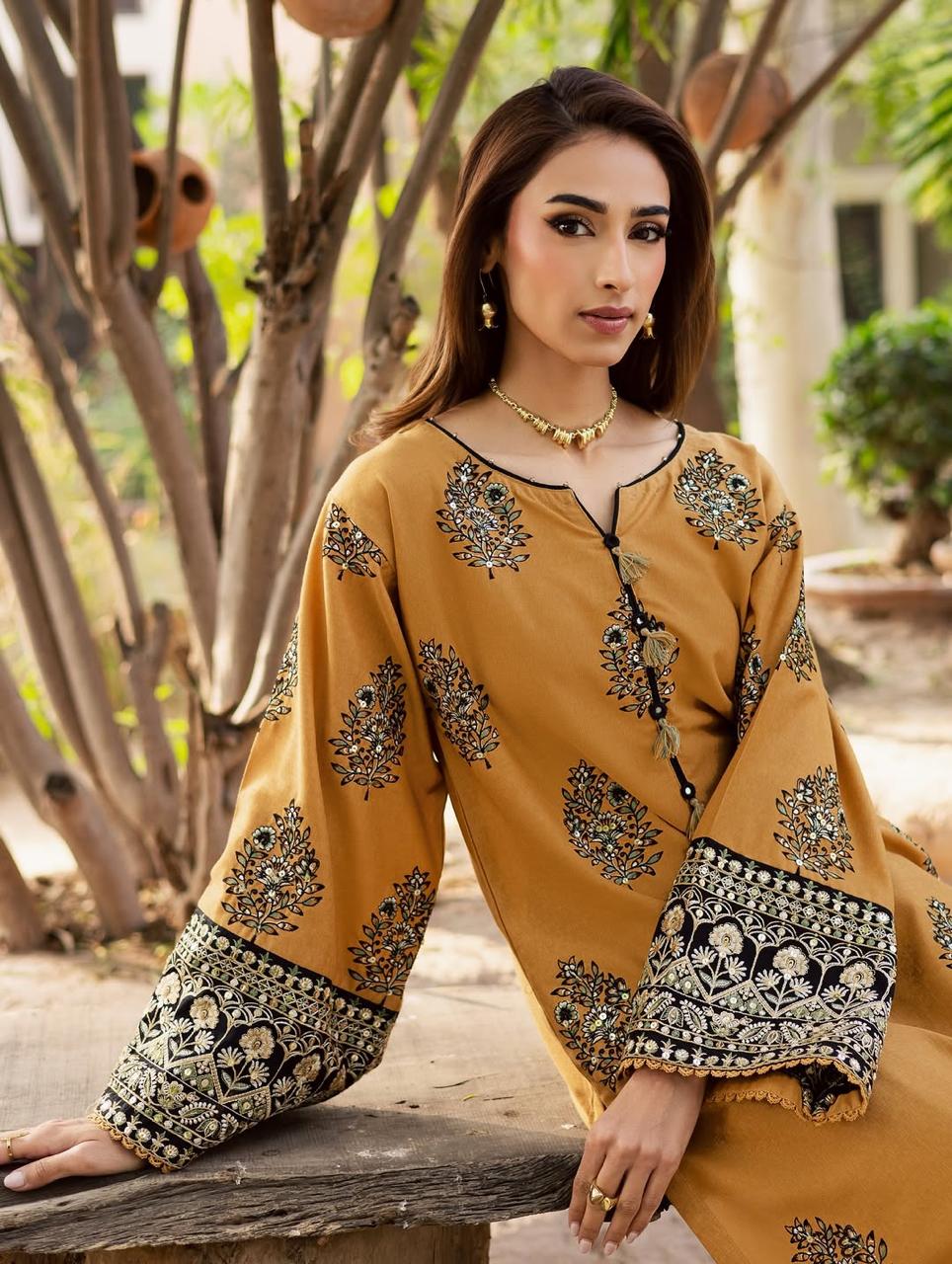 Sumbul Embroidered 2PC Premium Lawn
